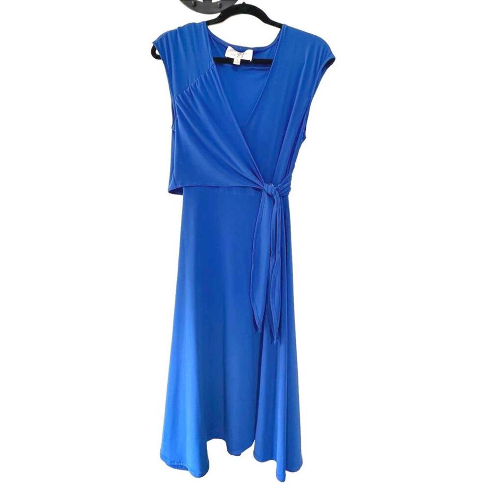Wrap Dress Electric Blue & Unapologetically Fierce! ⚡💙 - Size S